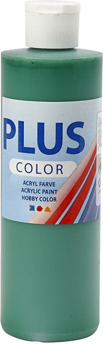 Plus Color acrylverf, brilliant green, 250ml [HOB-39410]